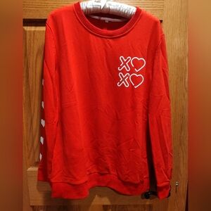 Red XO Heart Sweatshirt